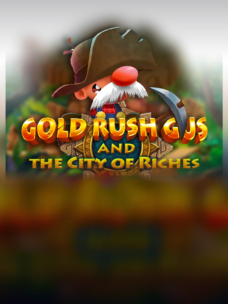 Gold Rush Gus & The City of Riches slot artwork