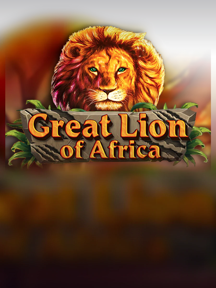 Great Lion of Africa slot artwork