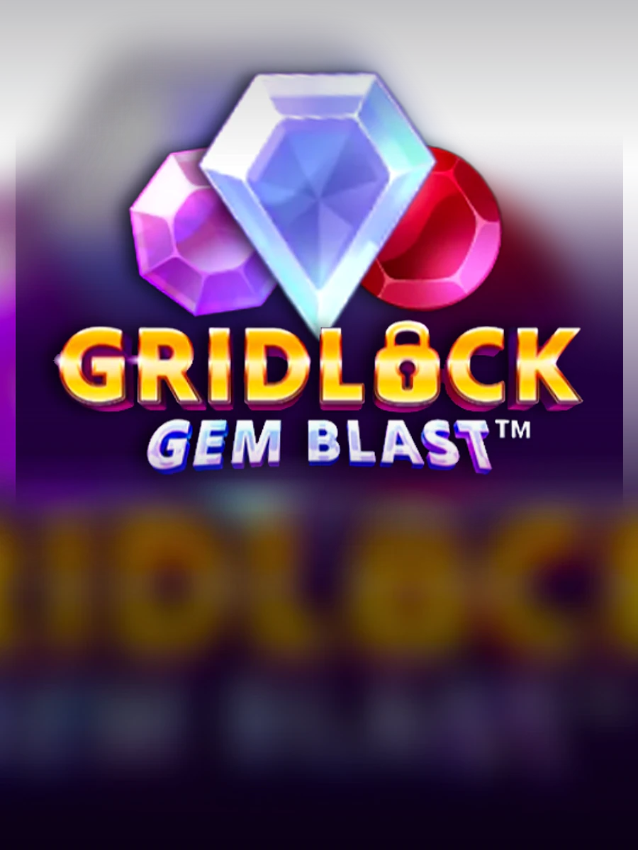 Gridlock Gem Blast slot artwork