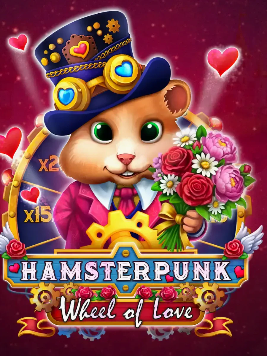 Hamsterpunk Wheel of Love slot artwork