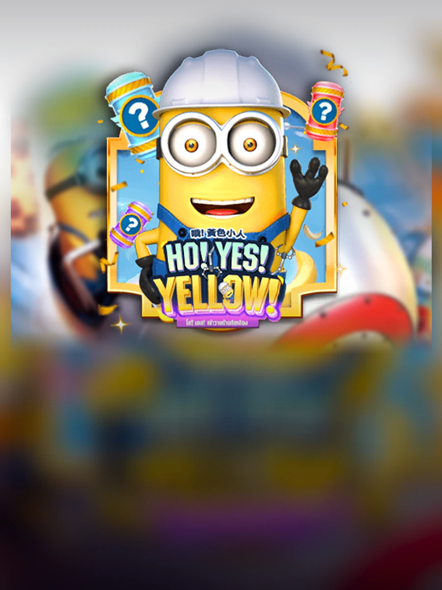 Ho! Yes! Yellow slot artwork