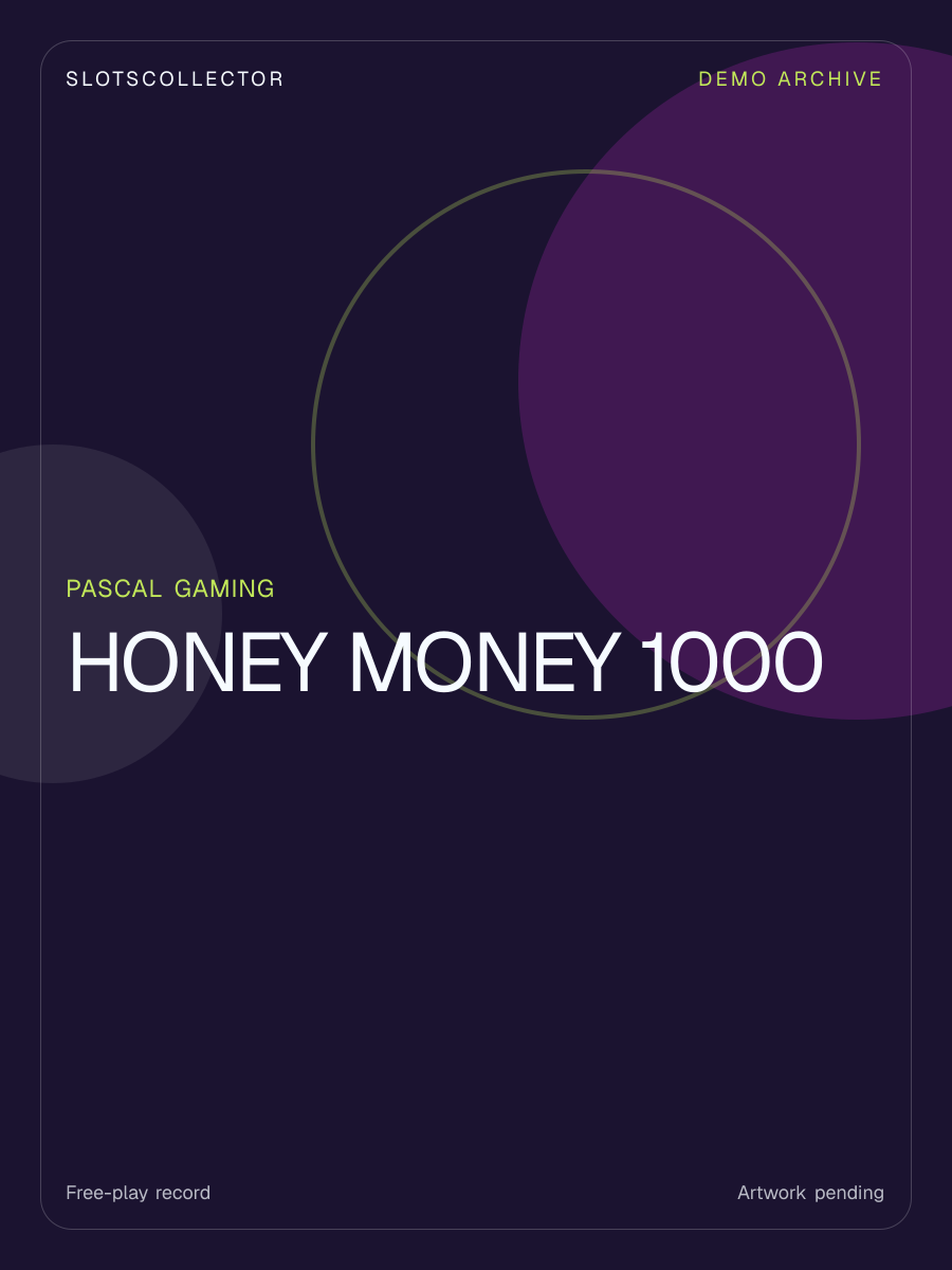 Honey Money 1000 slot artwork