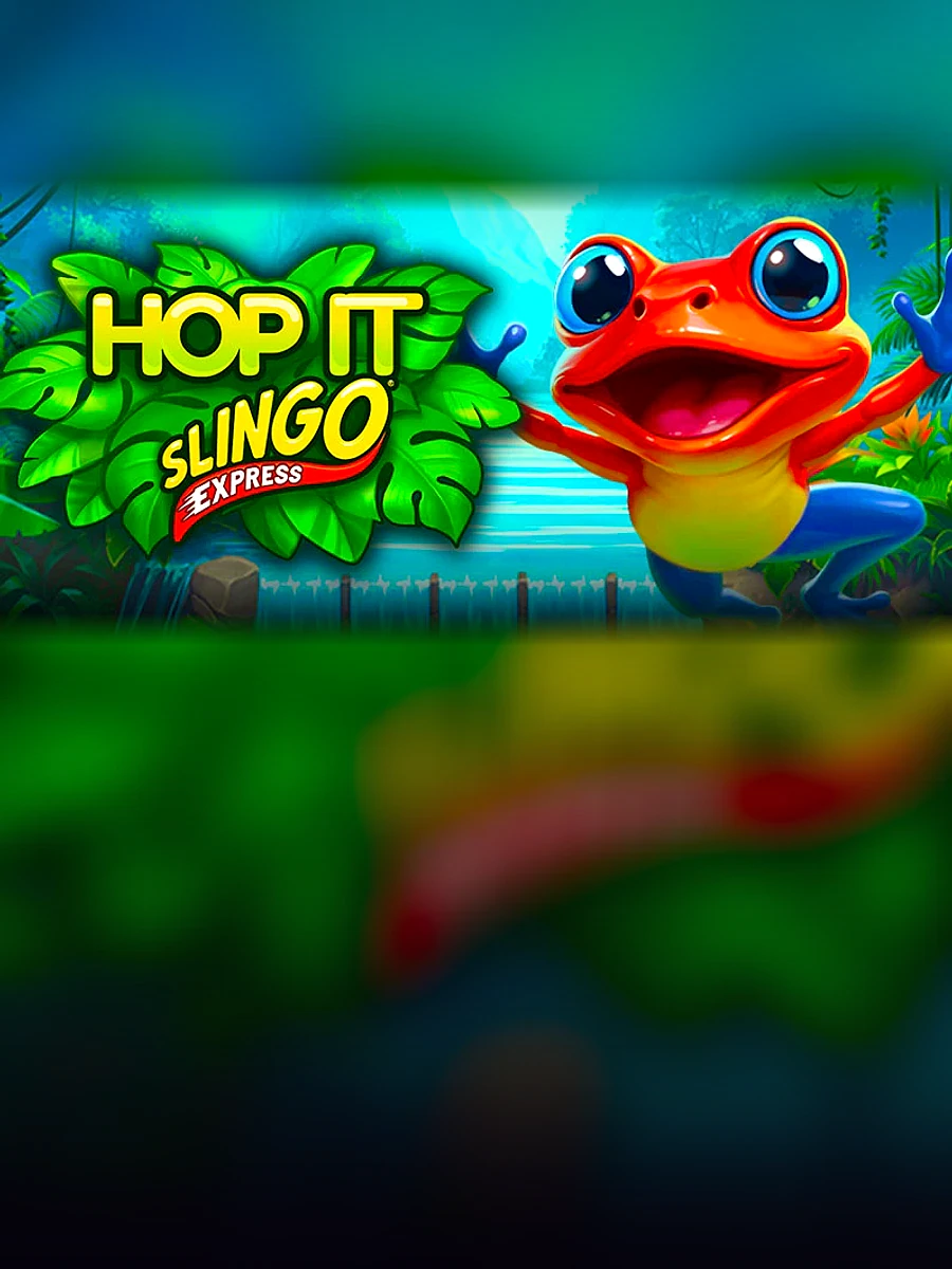 Hop It Slingo Express casino game artwork
