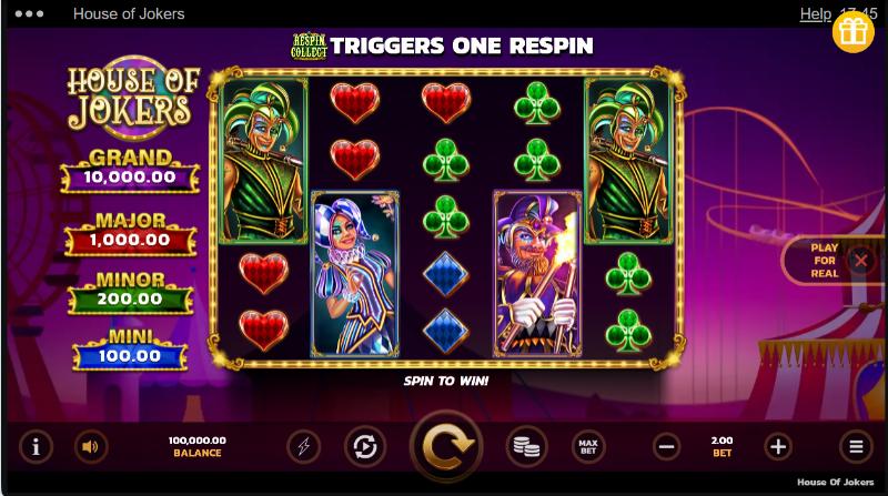 House Of Jokers slot artwork
