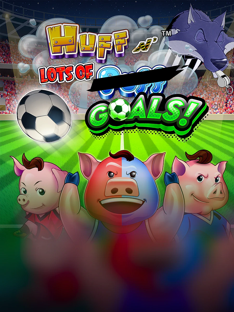 Huff N Lots of Goals slot artwork