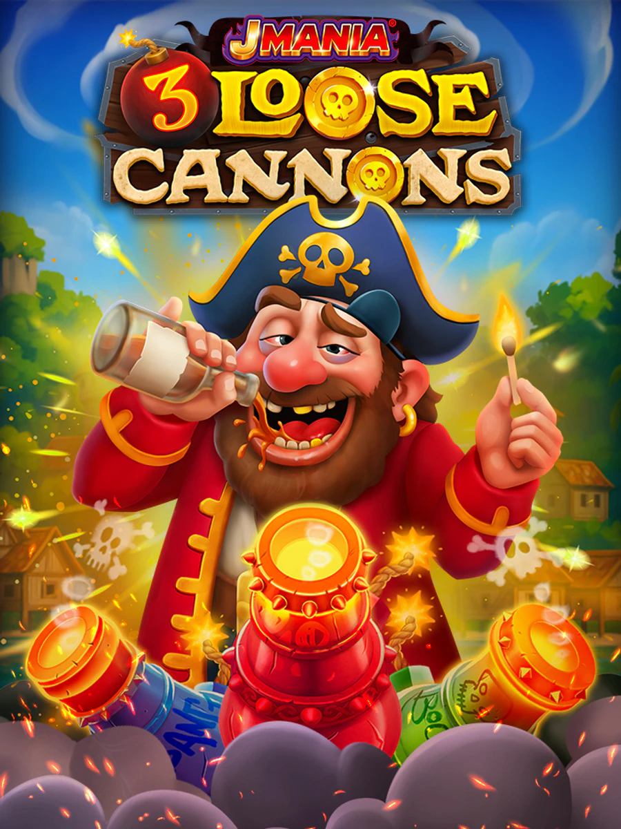 J Mania 3 Loose Cannons slot artwork
