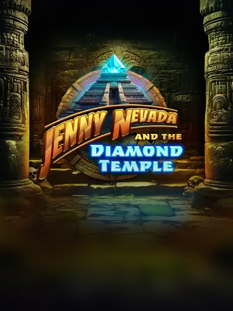 Jenny Nevada and the Diamond Temple slot artwork