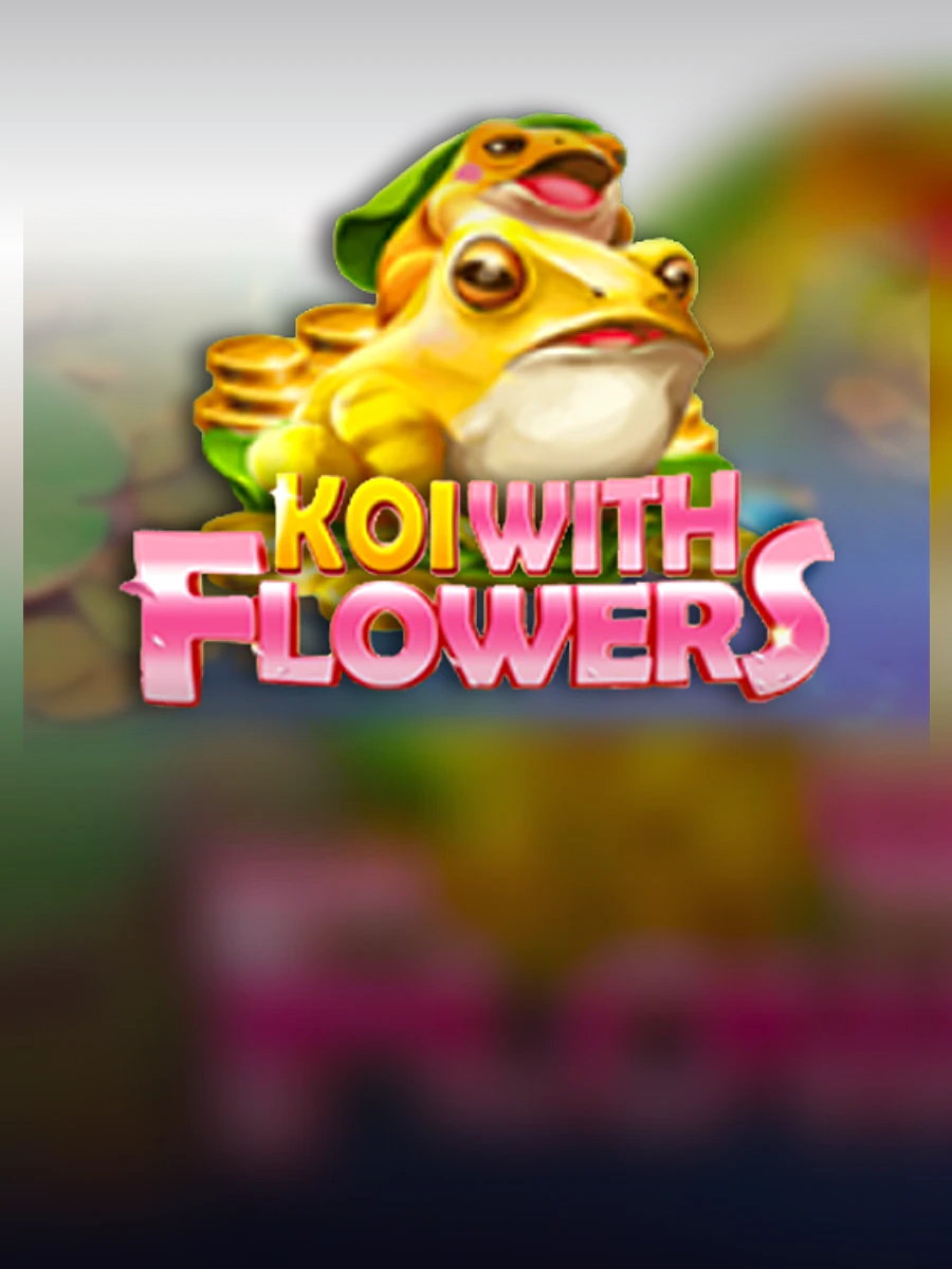 Koi with Flowers slot artwork