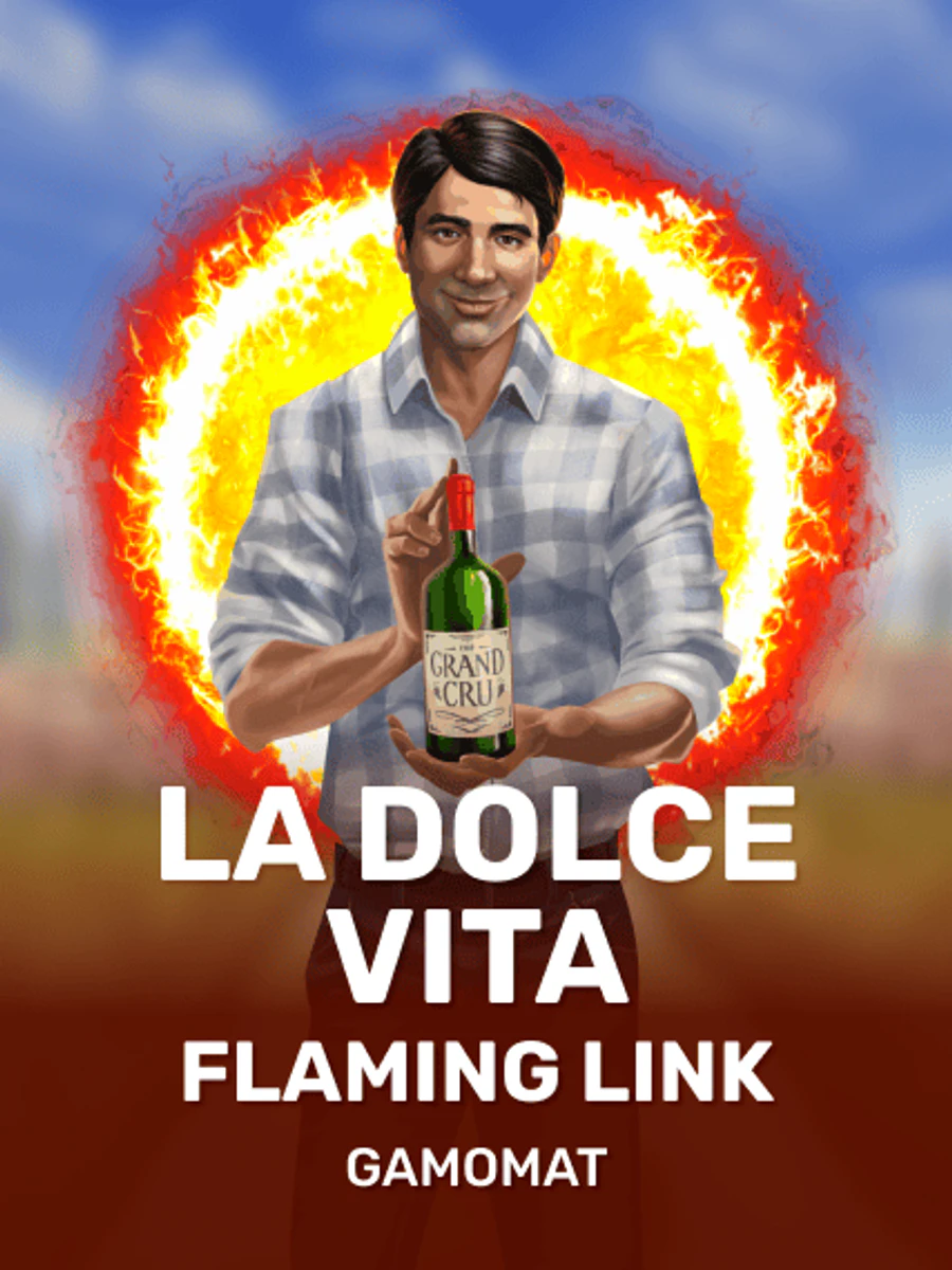 La Dolce Vita Flaming Link slot artwork