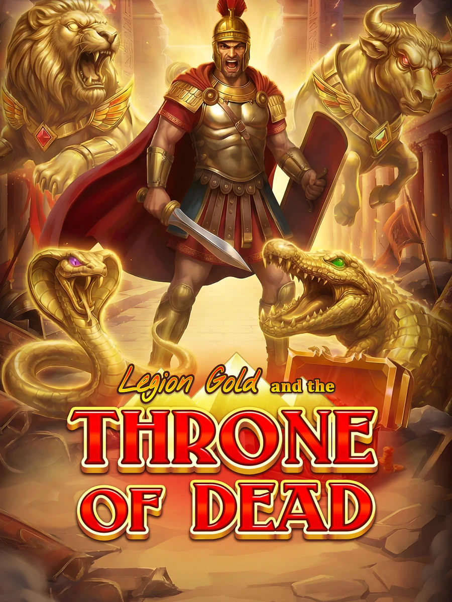 Legion Gold and the Throne of Dead slot artwork