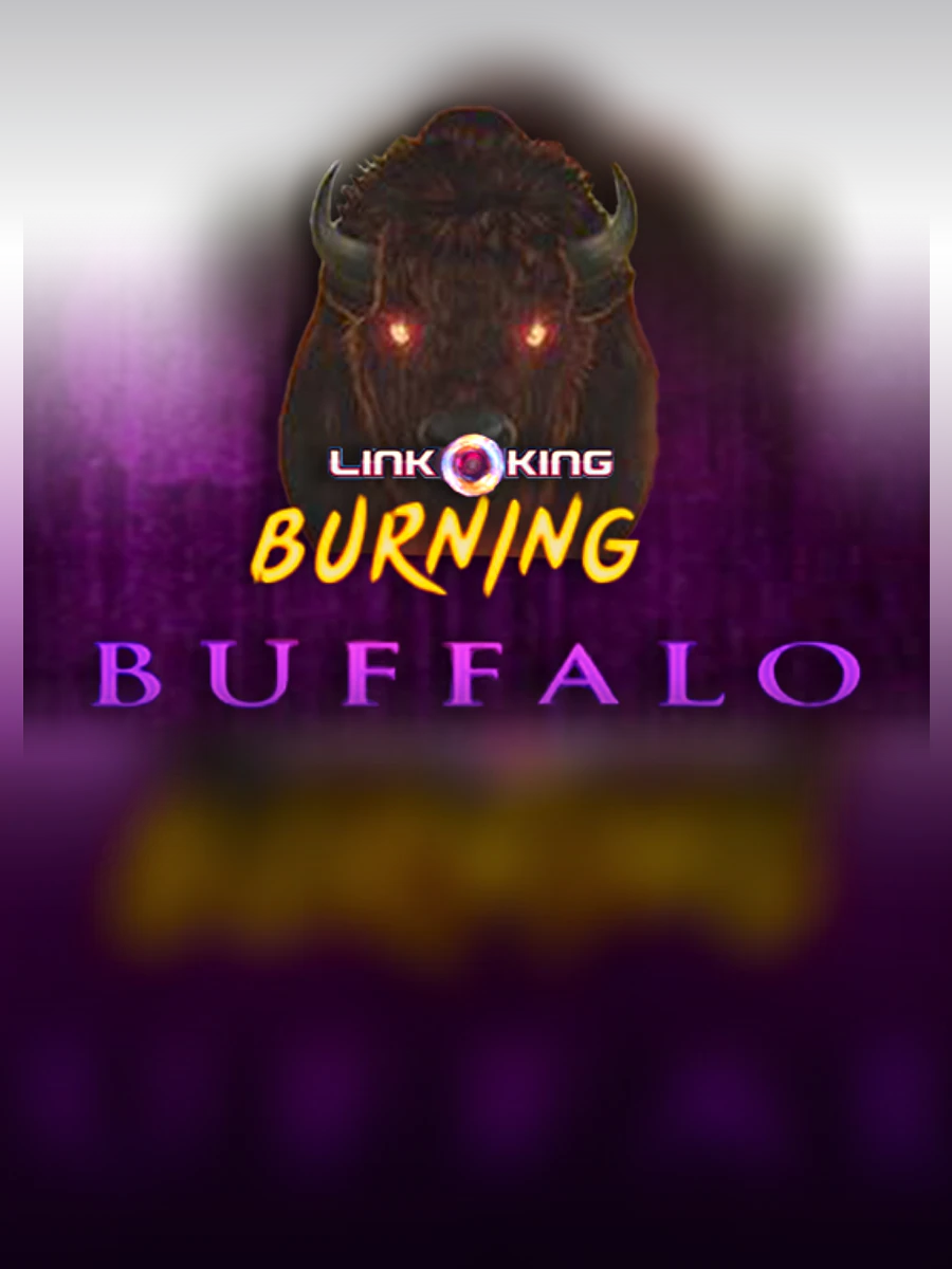 Link King Burning Buffalo slot artwork