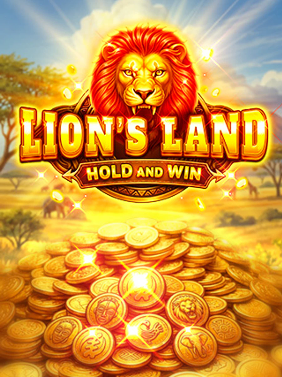 Lion's Land Hold and Win slot artwork