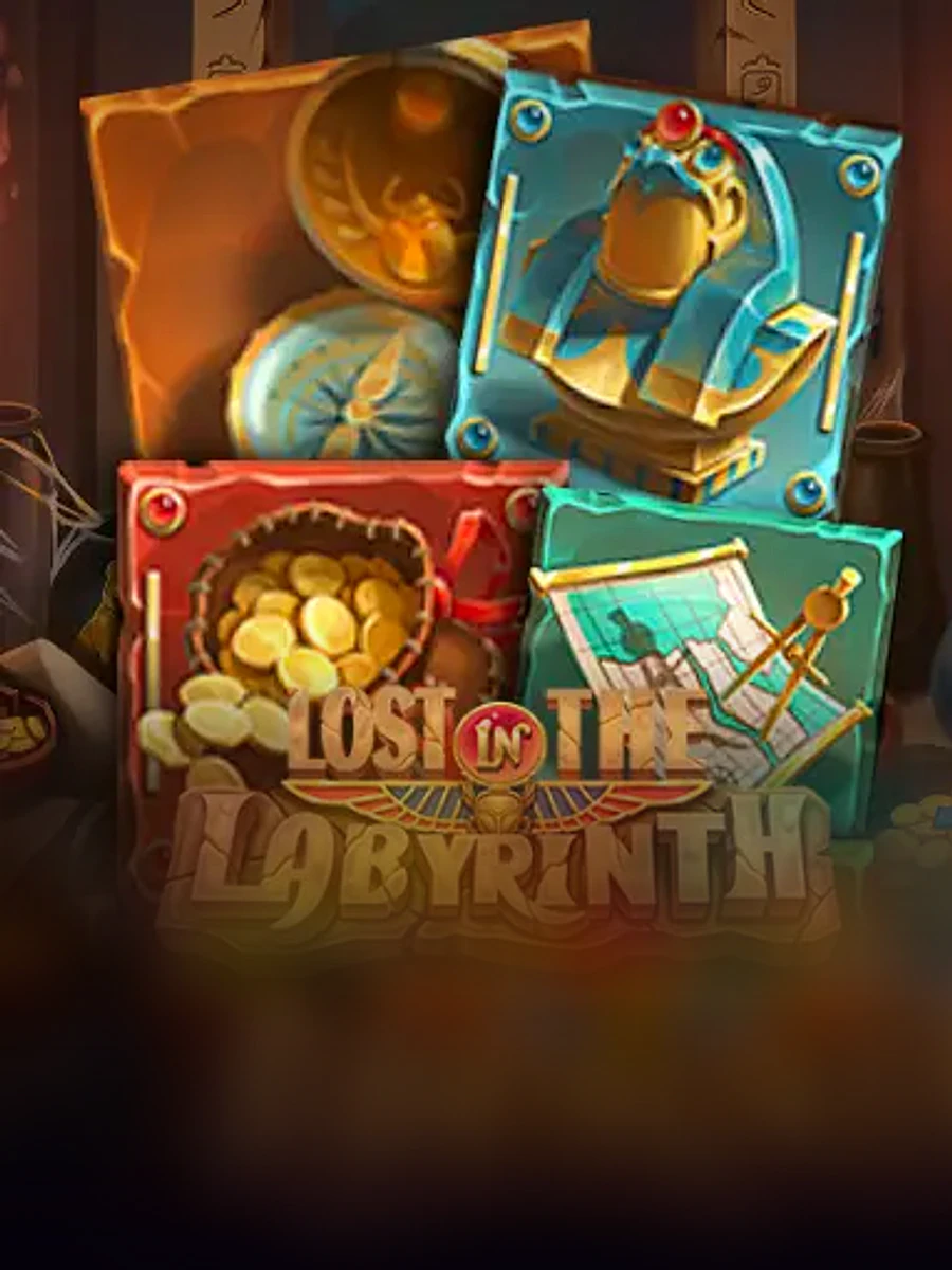 Lost In The Labyrinth casino game artwork