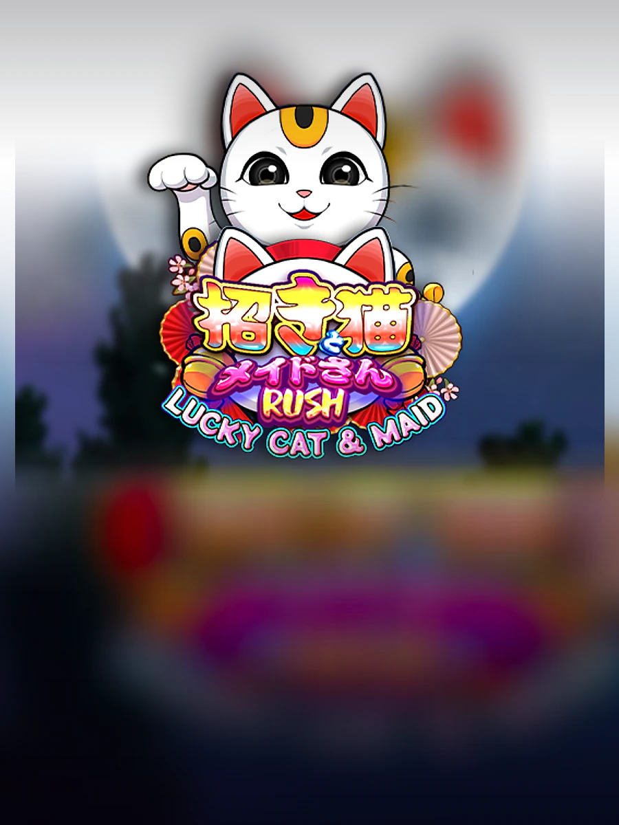 Lucky Cat and Maid Rush slot artwork