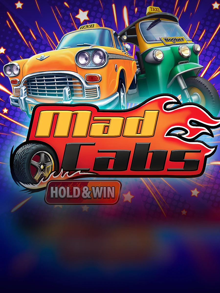 Mad Cabs Hold & Win slot artwork