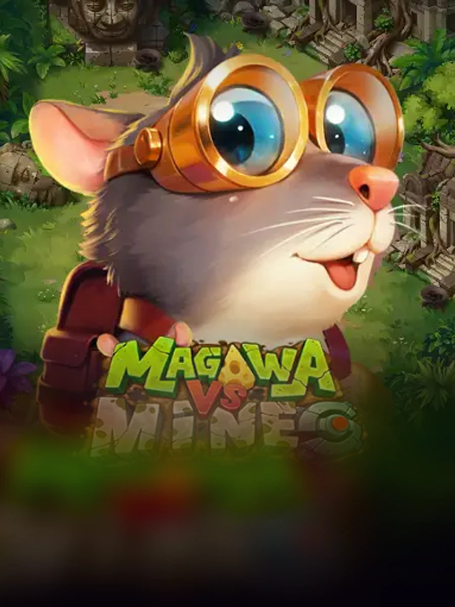 Magawa vs Mines casino game artwork