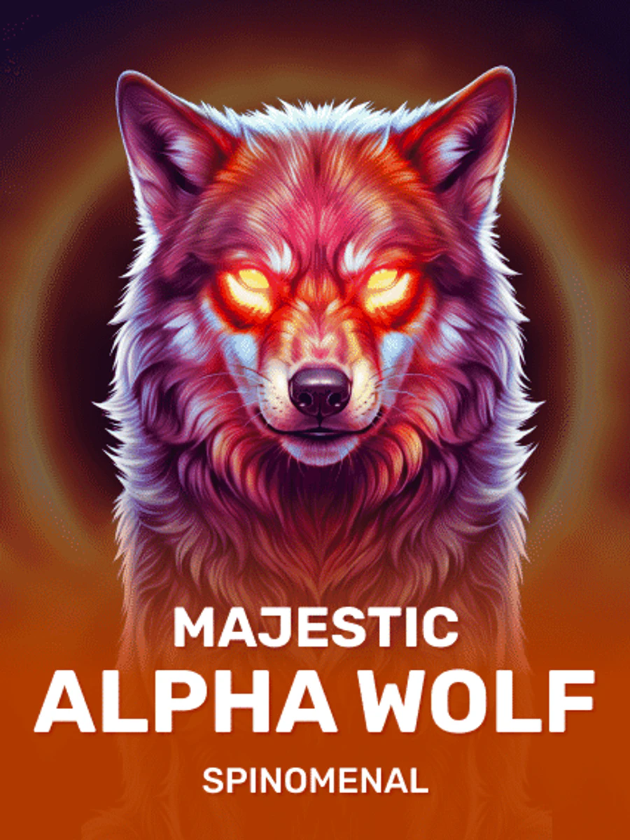 Majestic Alpha Wolf slot artwork