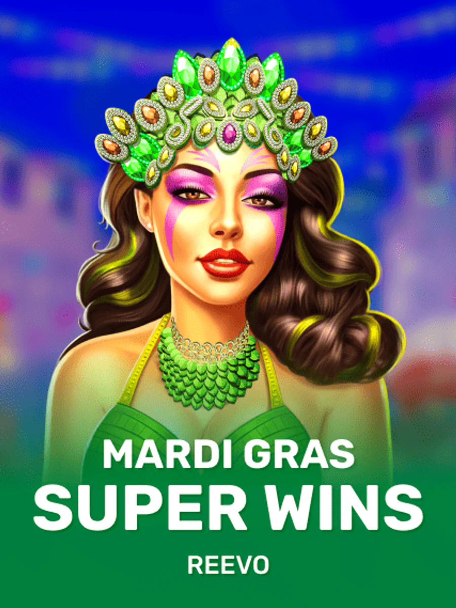 Mardi Gras Super Wins slot artwork