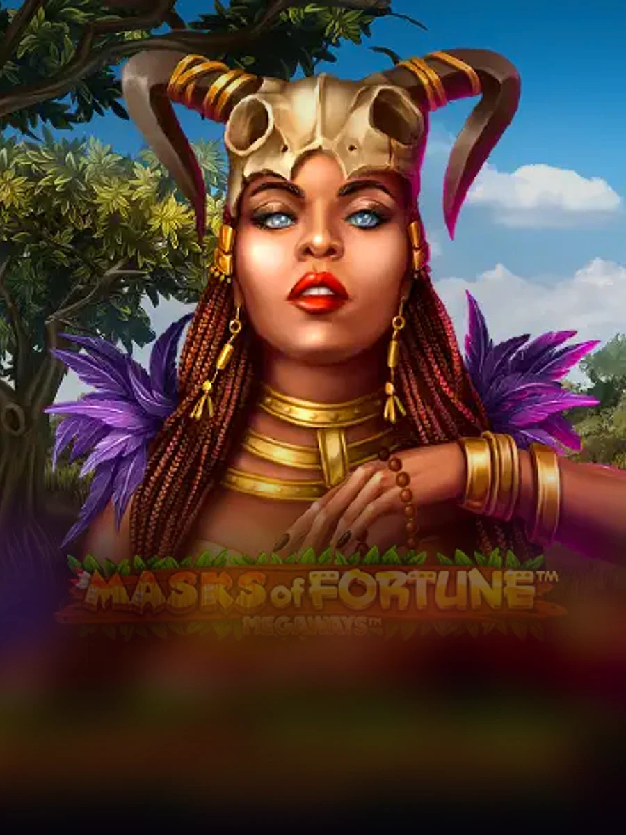 Masks of Fortune Megaways casino game artwork