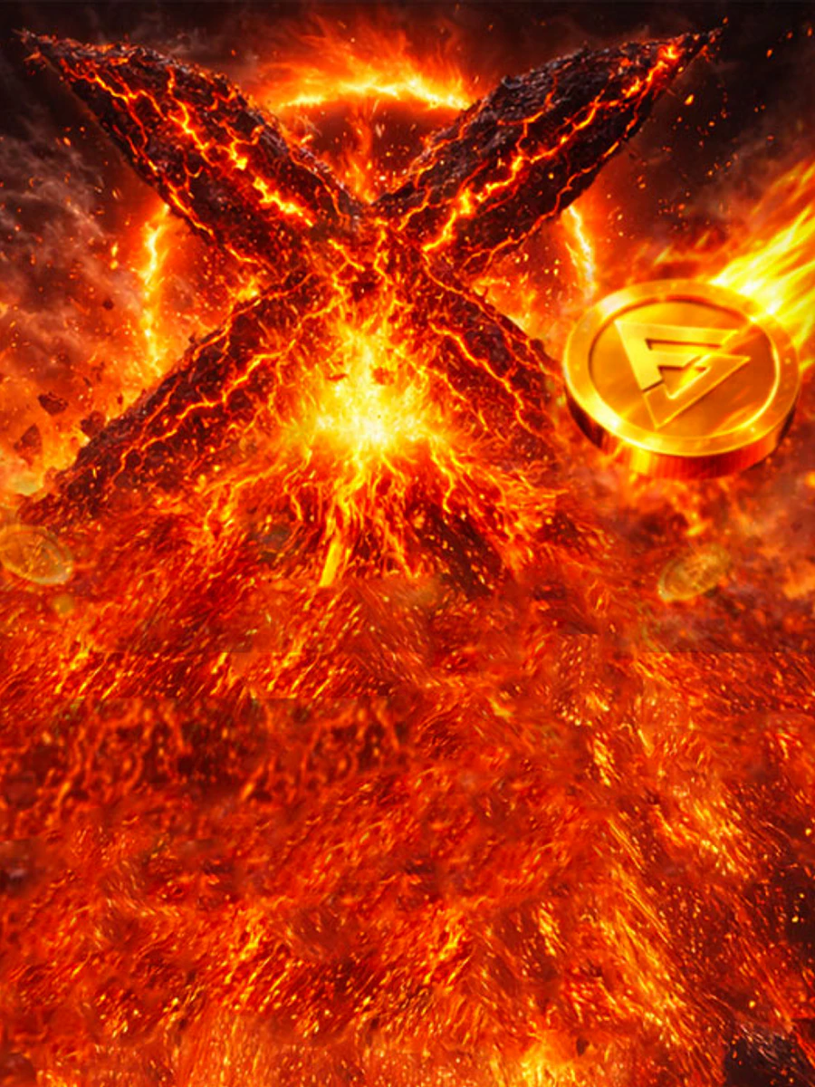 Mega Volcano slot artwork