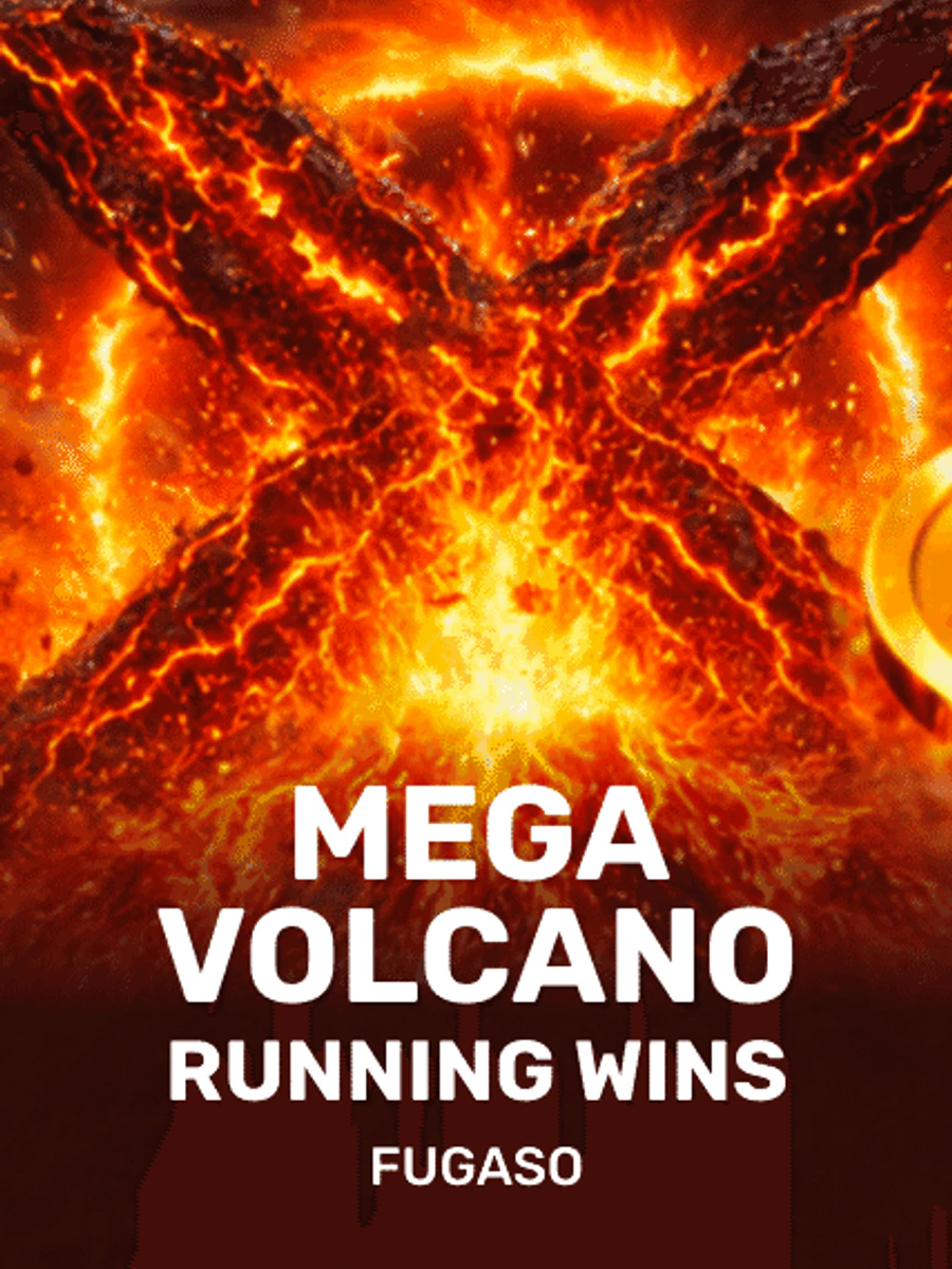 Mega Volcano: RUNNING WINS slot artwork