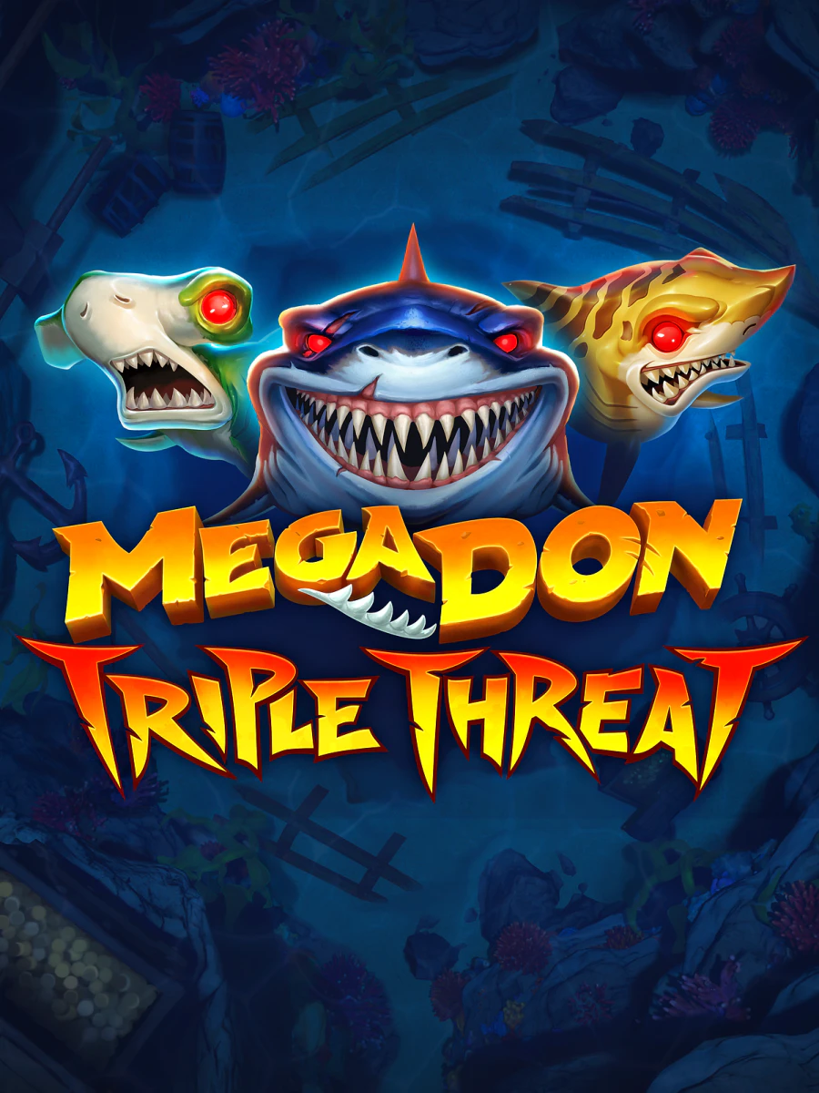 Megadon Triple Threat slot artwork