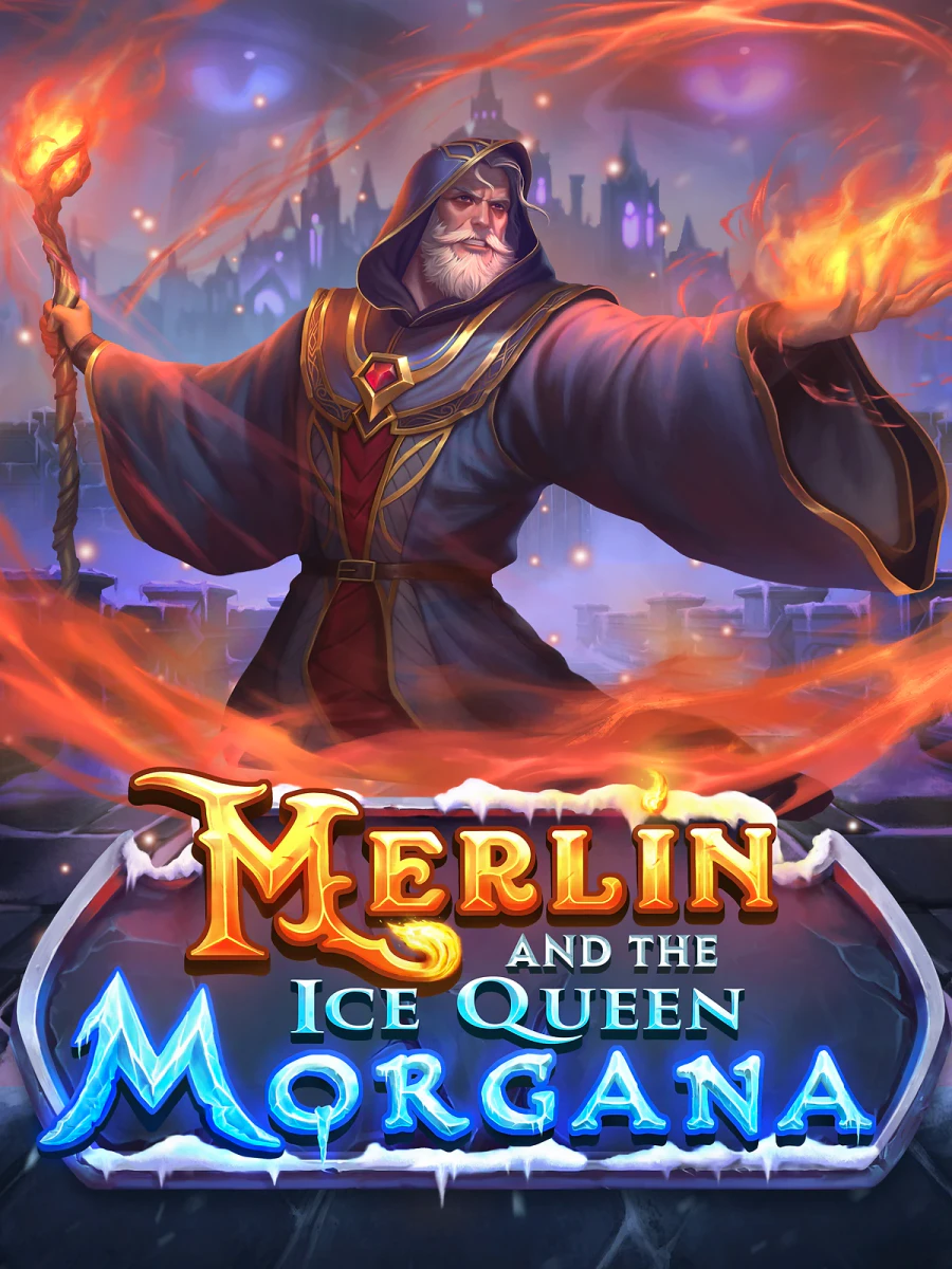 Merlin And The Ice Queen Morgana slot artwork