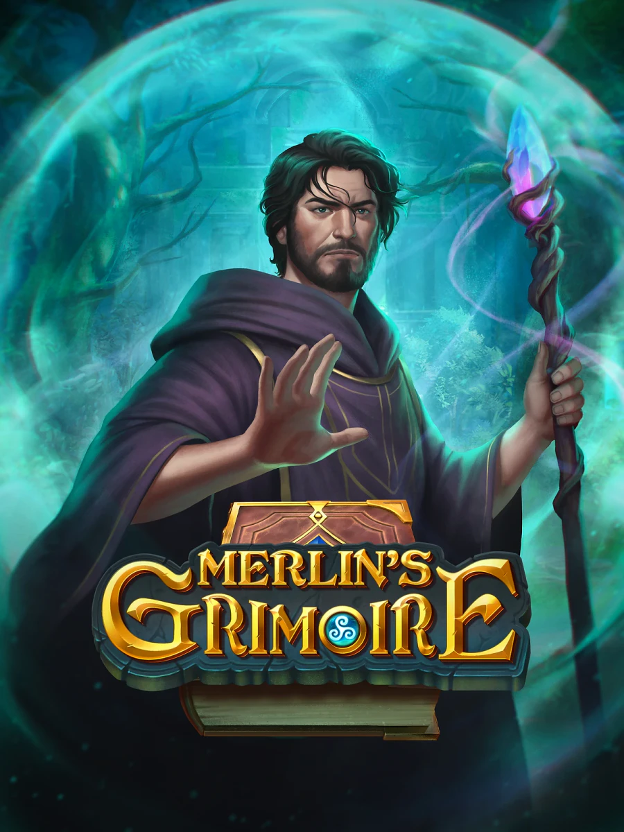 Merlin's Grimoire slot artwork