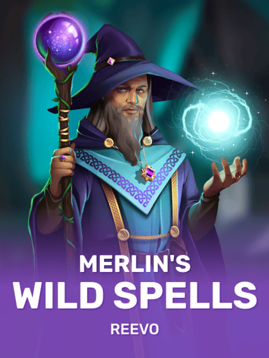 Merlin’s Wild Spells slot artwork