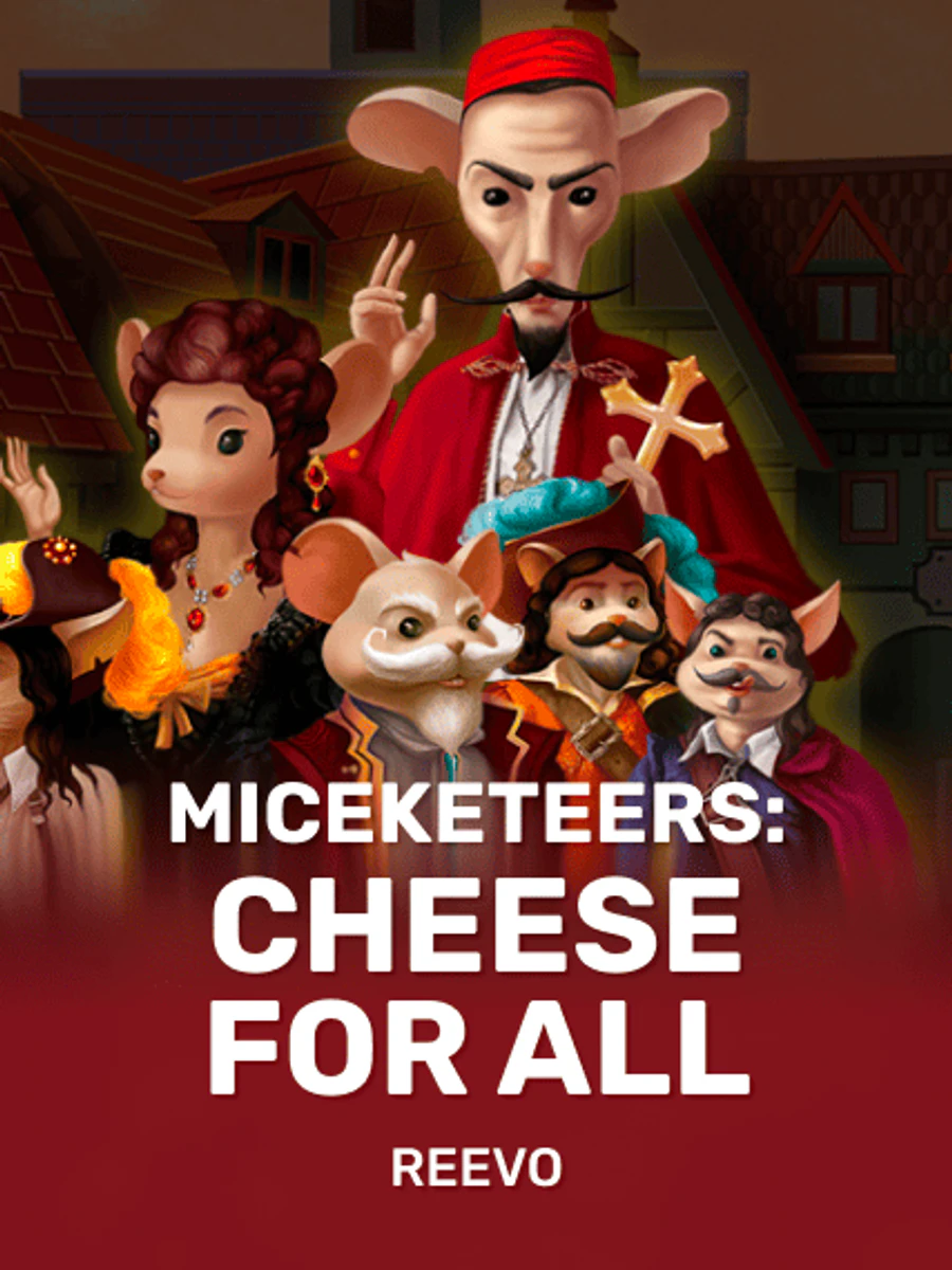 Miceketeers: Cheese For All slot artwork