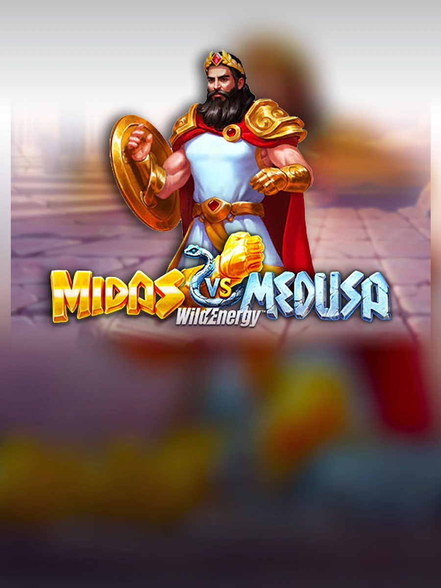 Midas VS Medusa slot artwork