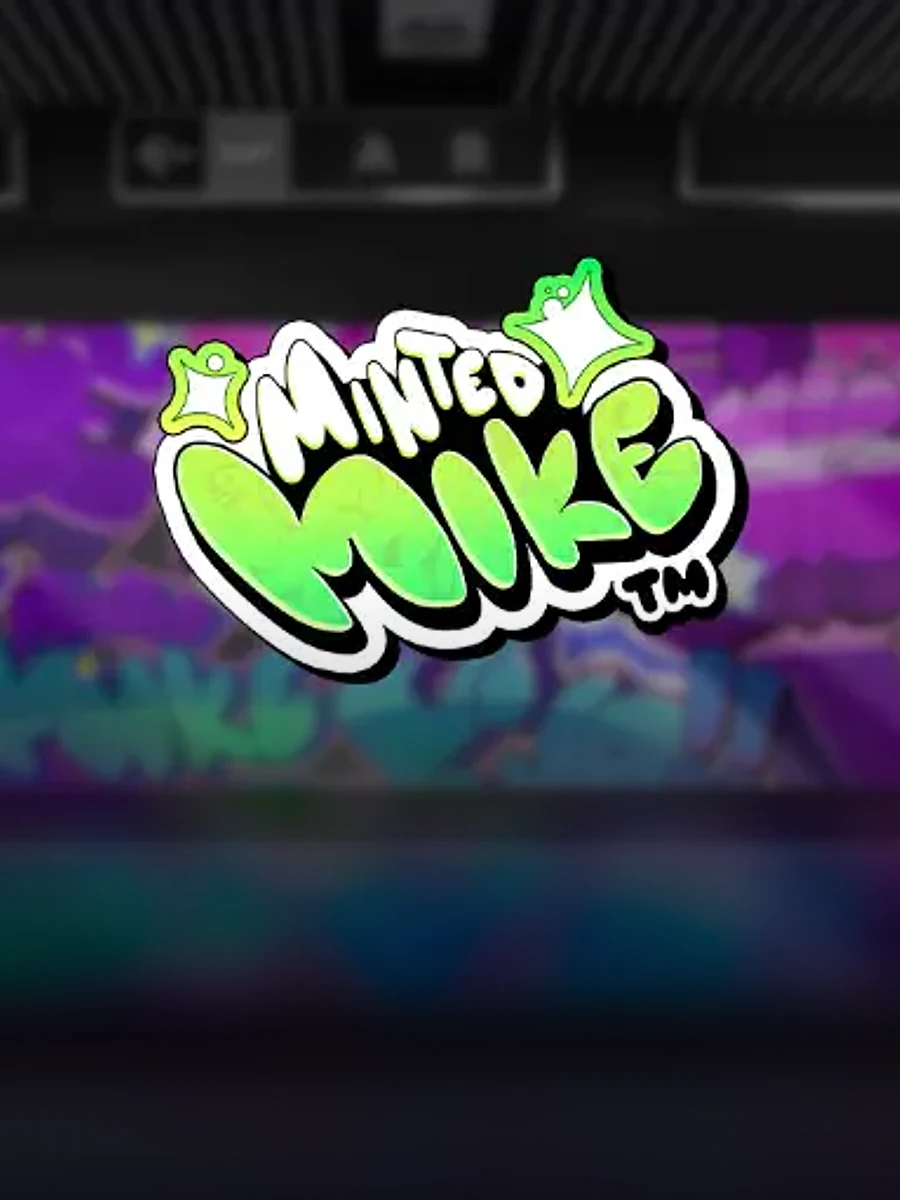 Minted Mike slot artwork