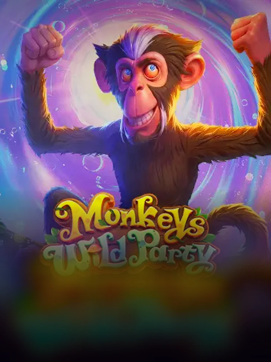 Monkeys Wild Party slot artwork
