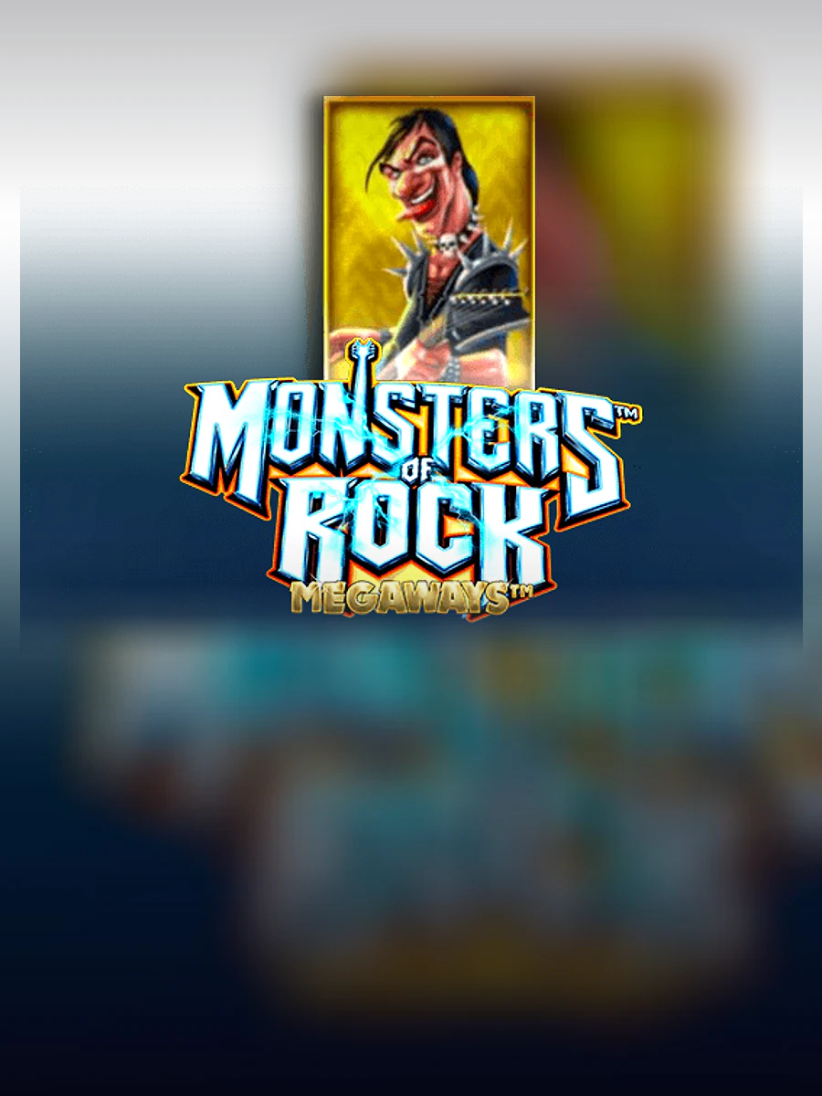 Monsters of Rock Megaways casino game artwork
