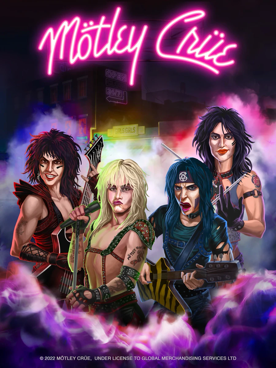 Mötley Crüe slot artwork