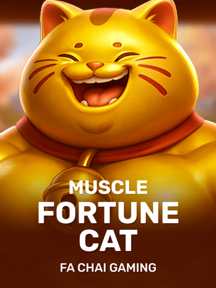 Muscle Fortune Cat slot artwork