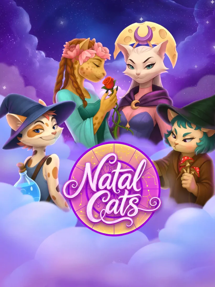 Natal Cats slot artwork