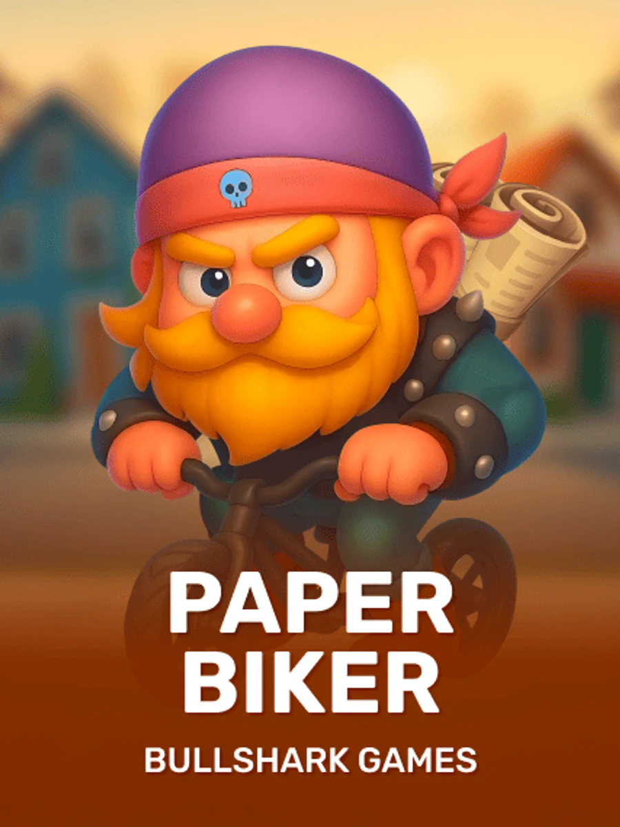 Paper Biker slot artwork