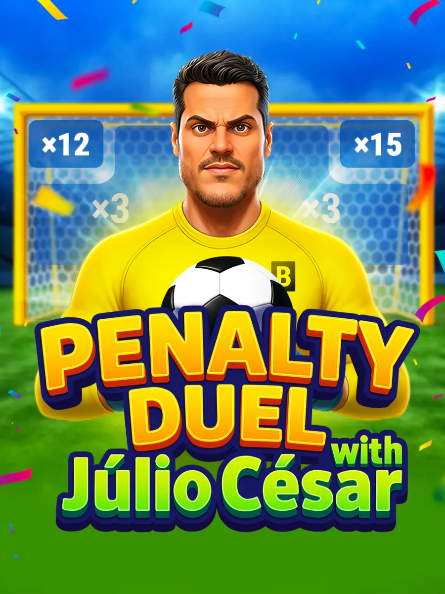 Penalty Duel with Júlio César casino game artwork