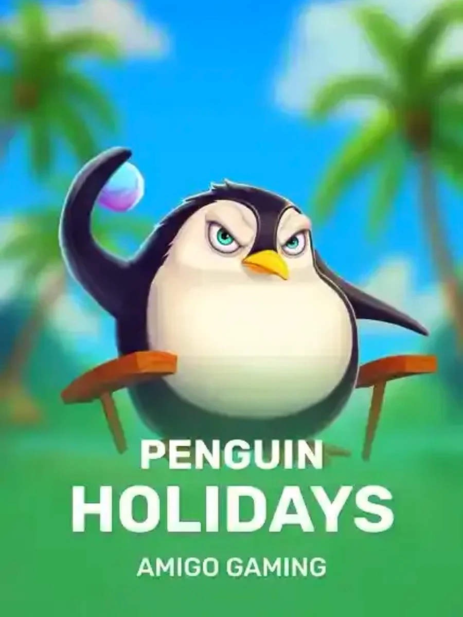 Penguin Holidays slot artwork