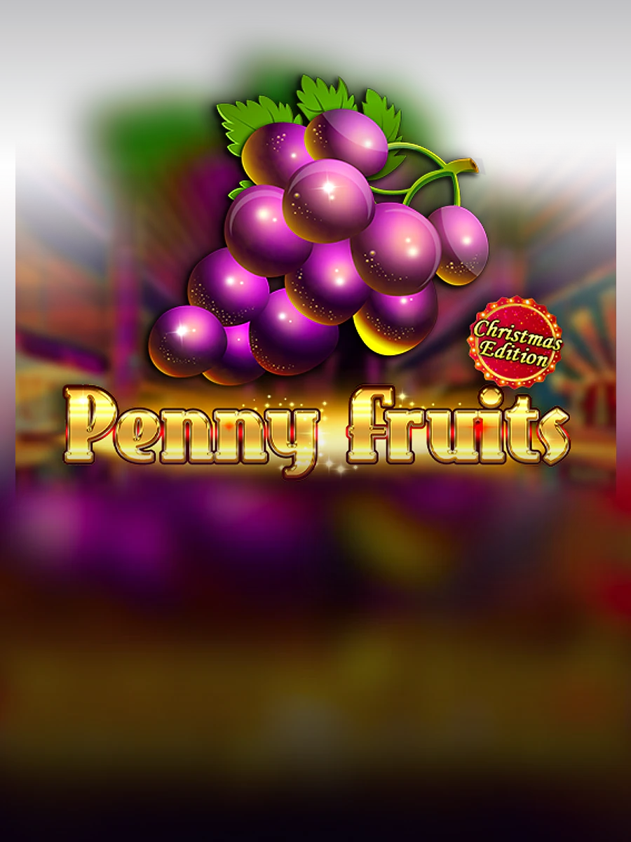 Penny Fruits Christmas Edition casino game artwork