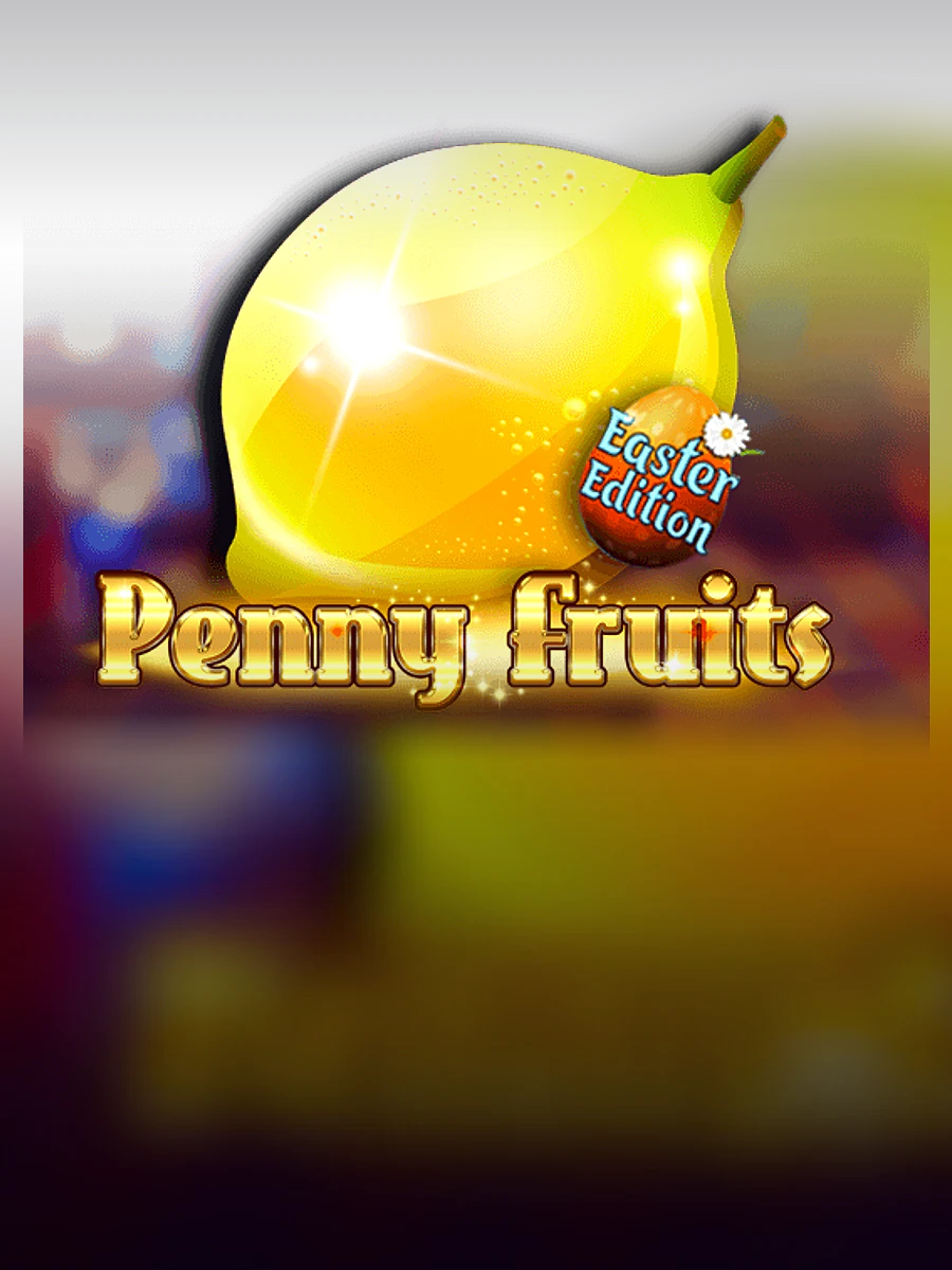 Penny Fruits Easter Edition casino game artwork