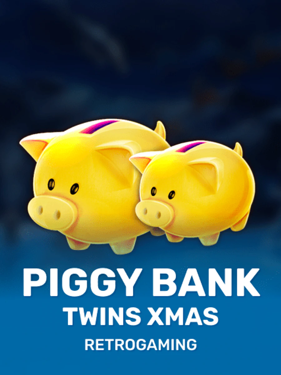 Piggy Bank Twins Xmas slot artwork
