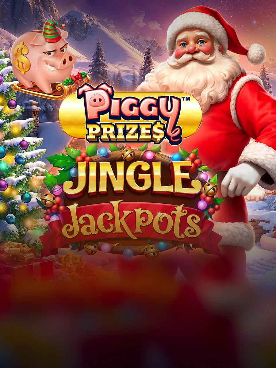 Piggy Prizes™ Jingle Jackpots™ slot artwork