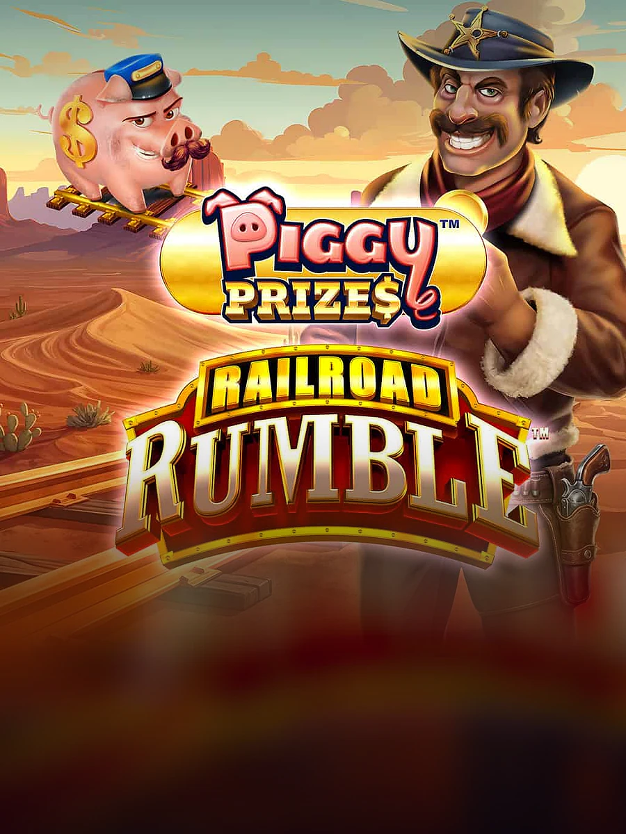 Piggy Prizes™ Railroad Rumble™ Buy Bonus slot artwork
