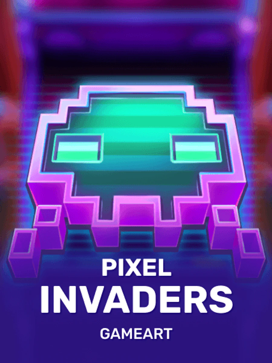 Pixel Invaders slot artwork