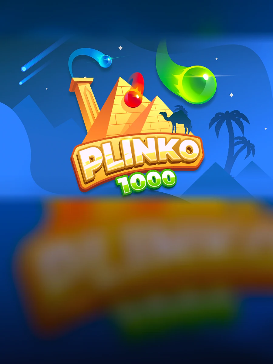 Plinko 1000 casino game artwork