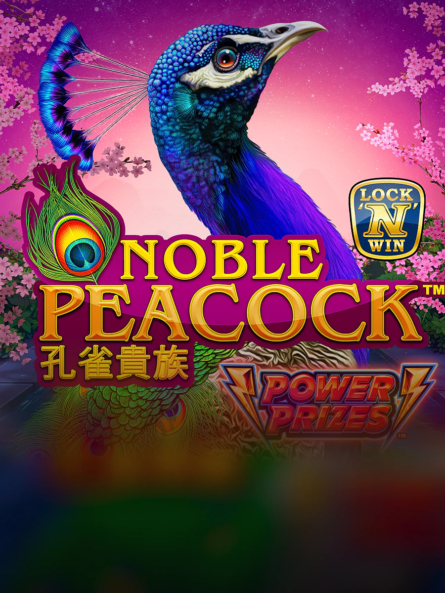 POWER PRIZES™ – Noble Peacock™ slot artwork
