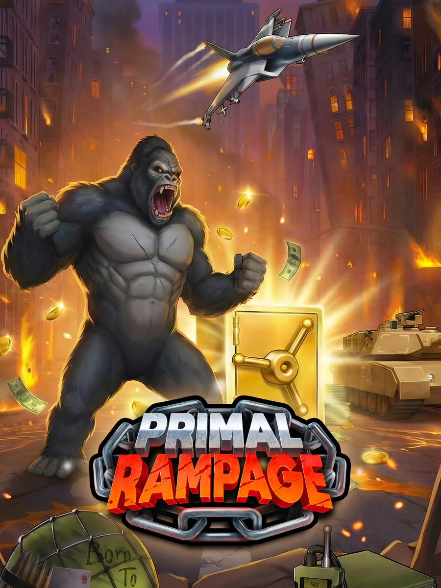 Primal Rampage slot artwork