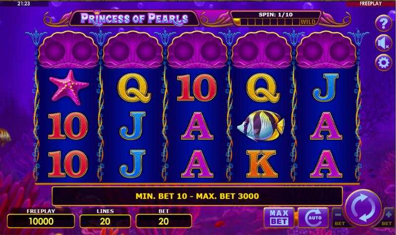 Princess Of Pearls slot artwork